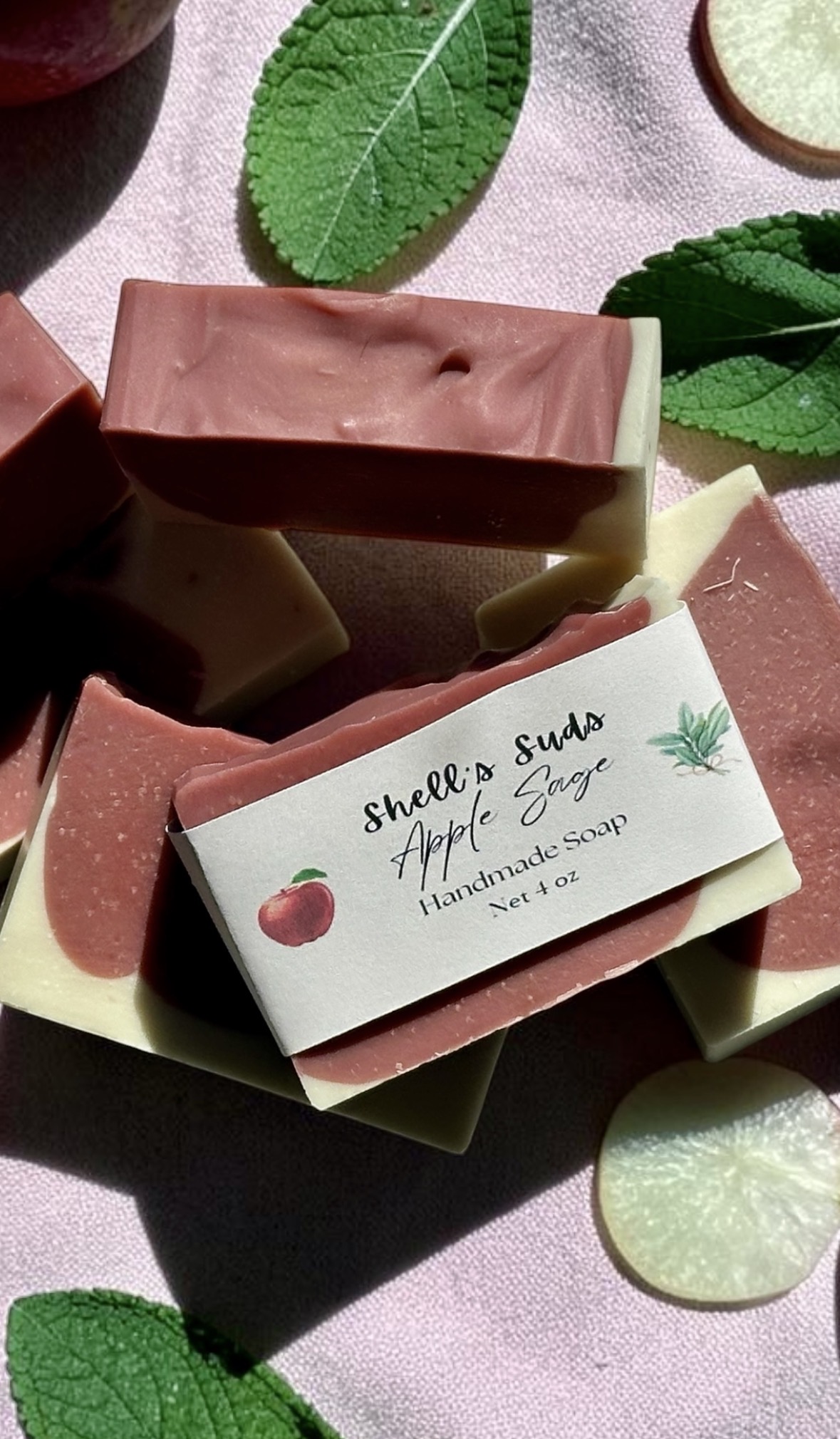 Apple Sage — Bar soap · 4 oz
