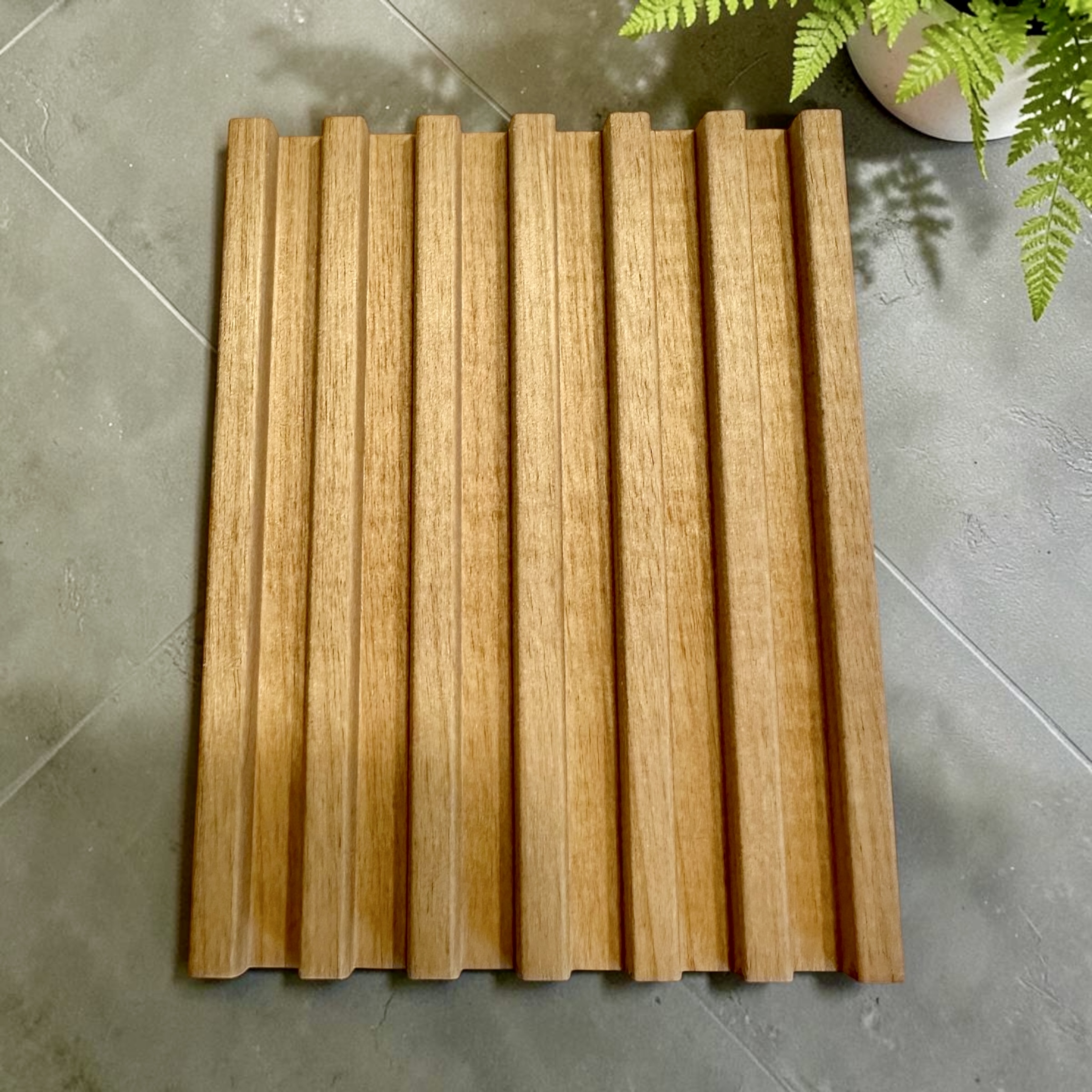 Slatted Soap Dish — Handmade wood