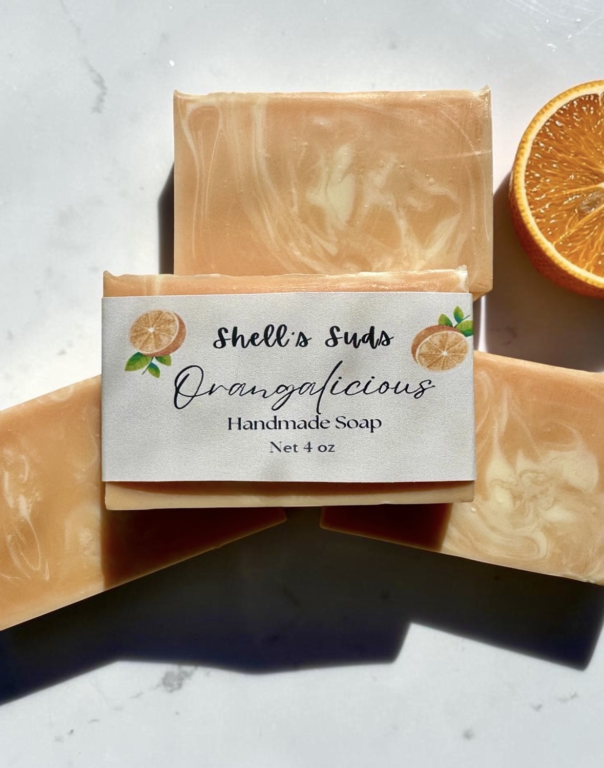 Orangelicious — Bar soap · 4 oz