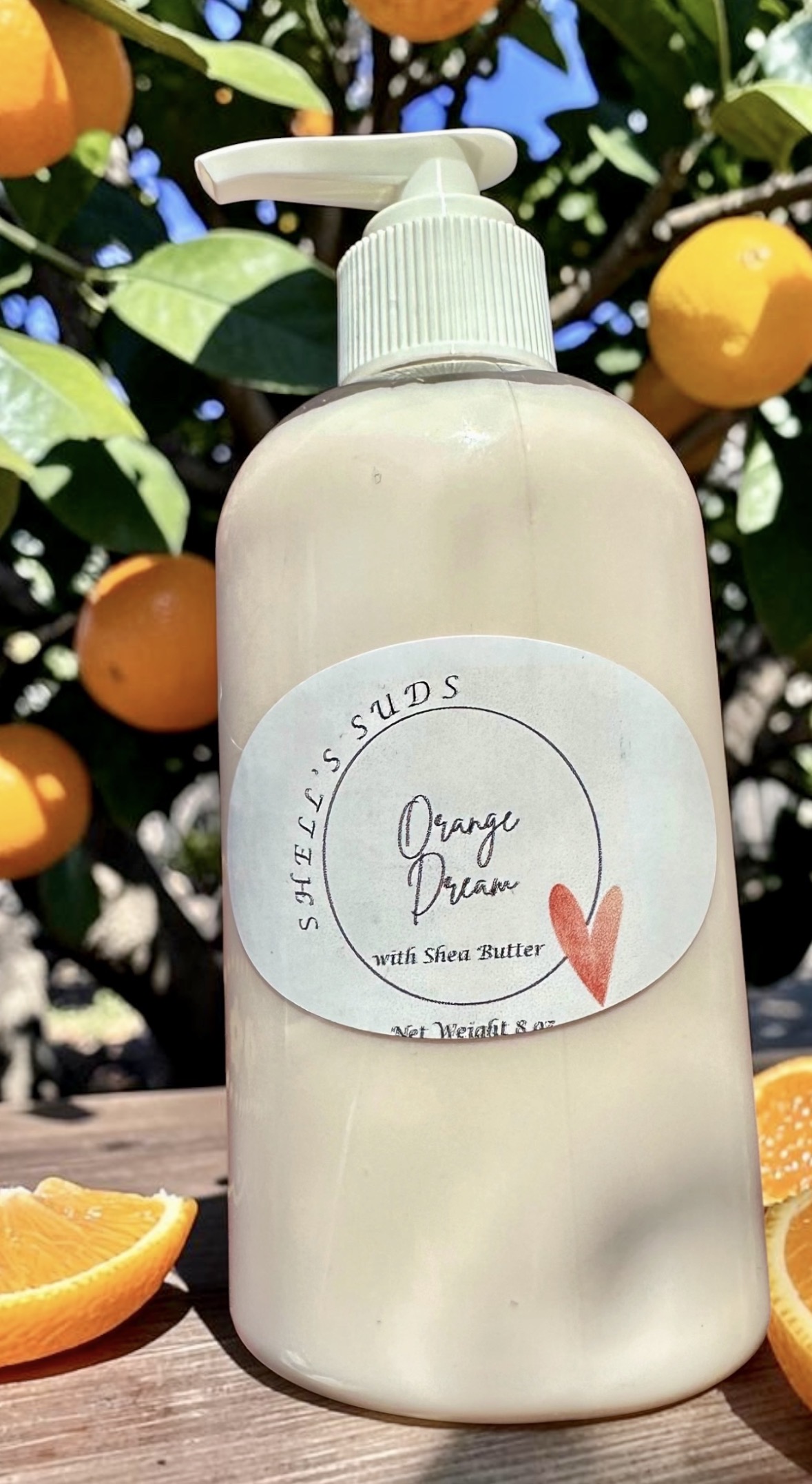 Orange Dream — Shea butter lotion · 8 oz