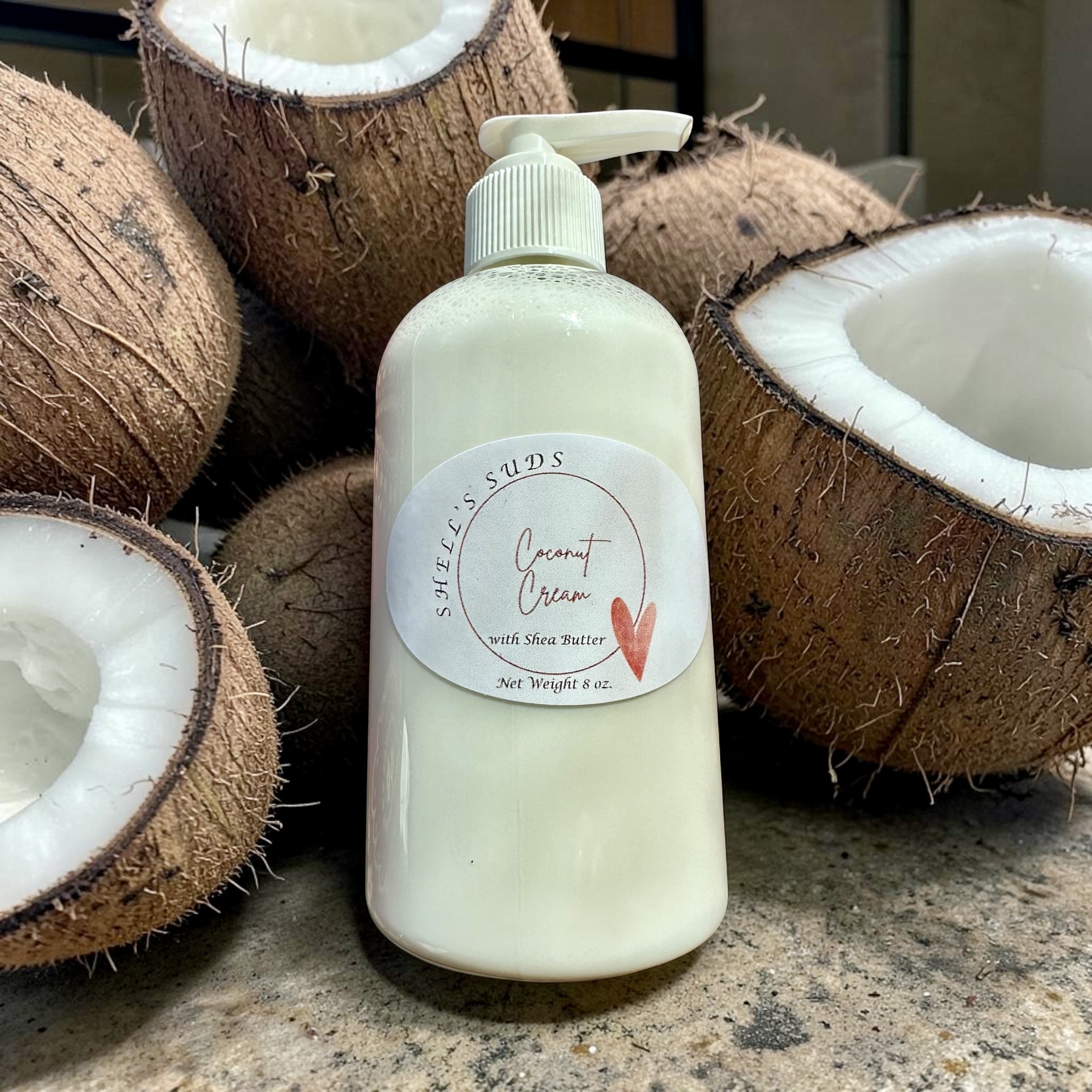 Coconut Cream — Shea butter lotion · 8 oz